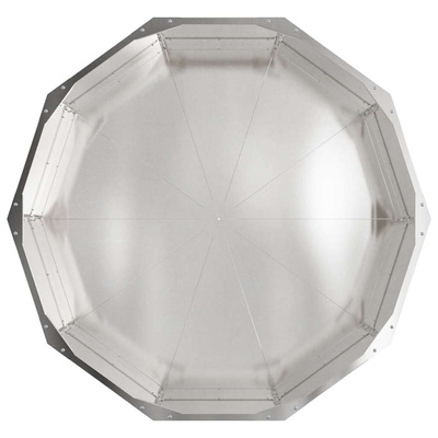 Donica Srebrny 90 x 90 x 35 cm Stal nierdzewna
