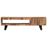 vidaXL Szafka pod TV, 140x30x40 cm, lite drewno sheesham