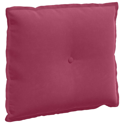 Poduszka na plecy Czerwone wino 60 x 50 cm Tkanina sztruksowa
