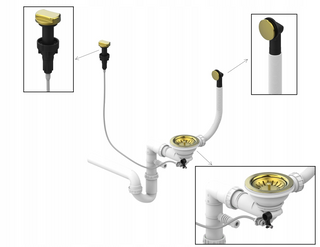 Syfon 1KA Gold