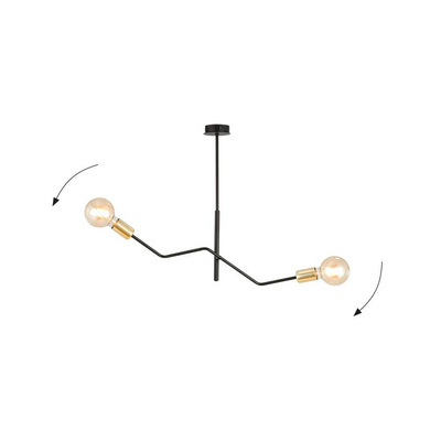 Lampa sufitowa BOLT 2 BLACK GOLD