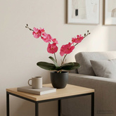 Sztuczna Roślina Orchidei czerwony 36 x 10 x 30 cm