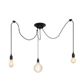 Lampa wisząca ARANEA 3xE27 czarny EDO777187 EDO Solutions