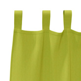 Firany blackout z kółkami 2 pcs Zielony 140 x 140 cm Poliester