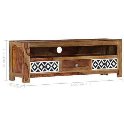 Szafka pod TV, 120x30x40 cm, lite drewno sheesham vidaXL