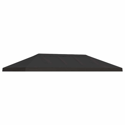 Osłona daszku do altany 6 x 3 m antracytowy Poliester 190