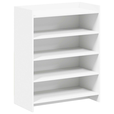 Szafka na buty Biały 73,5 x 36 x 92 cm Drewno inżynieryjne