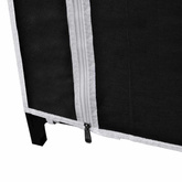 Składana szafa 110x45x175 cm, czarna