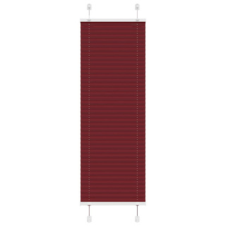 Roleta plisowana Bordowy Czerwony 45x100 cm Szerokość tkaniny