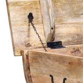 Stolik kawowy, lite drewno mango, 88 x 50 x 40 cm