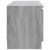 vidaXL Szafka pod TV z LED, szary dąb sonoma, 120x30x35,5 cm