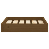 vidaXL Legowisko dla psa, miodowy brąz, 51,5x44x9 cm, drewno sosnowe