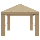 Pokrycie altany 6 x 3 m Beżowy Poliester 190 gsm