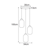 Lampa wisząca K-5755 z serii SILVA