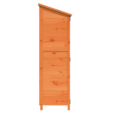 Shed ogrodowy brązowy 59,5 x 56 x 176,5 cm Drewno Świerkowe
