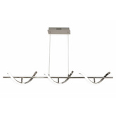 Lampa wisząca Chrom 30W 110cm Abruzzo Spirali 2