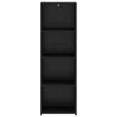 Highboard Czarny dąb 40 x 41 x 124 cm Drewno inżynieryjne
