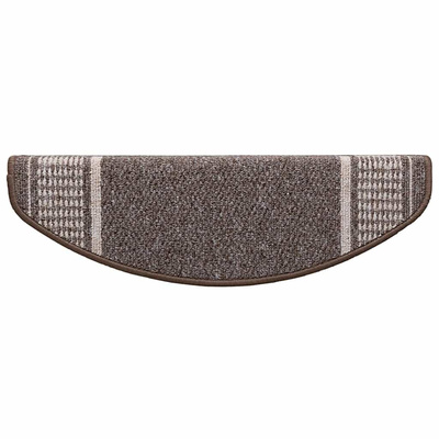 Samoprzylepne maty na schody 15 pcs Brązowy 65 x 21 x 4 cm