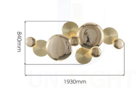 Designer LONGII Wall Lamp 193cm