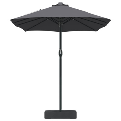 Parasolka ogrodowa Antracyt 385 x 209 x 244 cm Poliester