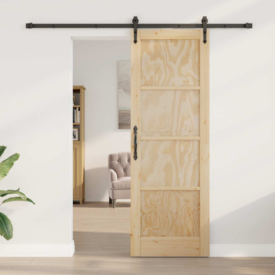 Drzwi przesuwne ORKDAL 73,5 x 211 cm Lite drewno sosnowe