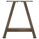 Nogi do stolika kawowego w kształcie litery A 2 szt. 38x(42-43) cm Stal