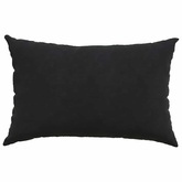 Poduszki na sofę 2 pcs Czarny 60 x 40 cm Tkanina sztruksowa
