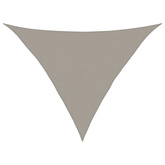 Żagiel przeciwsłoneczny, 160 g/m?, jasnoszary, 5x5x6 m, HDPE