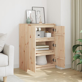 Szafka, 60x36x84 cm, lite drewno sosnowe