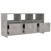 vidaXL Szafka pod TV, szarość betonu, 102x37,5x52,5 cm