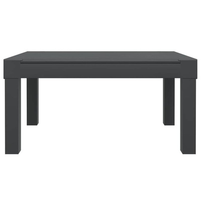 vidaXL Leżak z poduszkami antracytowy, PP