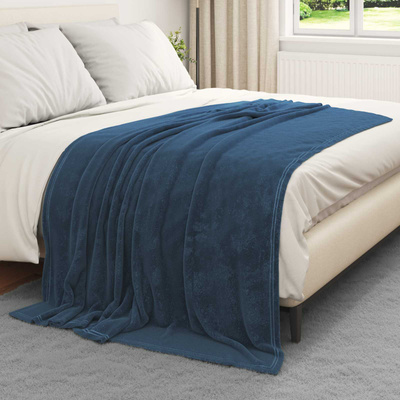 Koce narzutowe 6 pcs Granatowy 150 x 200 cm Polar