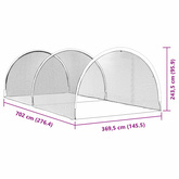Baseball i Softball Czarny 702 x 369,5 x 243,5 cm Poliester