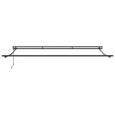 Rama markizy Z regulacją Antracyt 4 × 3 m Stal