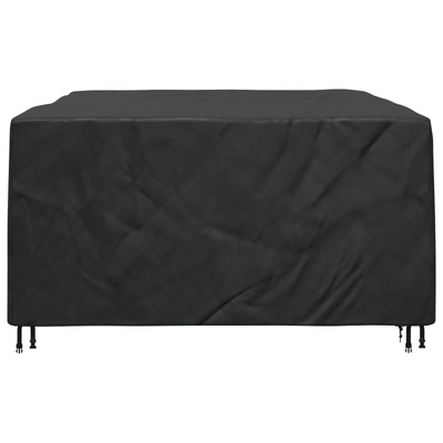 Pokrowiec na meble Gładki Czarny 220 x 190 x 85 cm 210D
