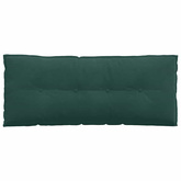 Poduszka na plecy Ciemna zieleń 120 x 50 cm Tkanina sztruksowa