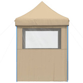 Namiot Imprezowy Beżowy 200 x 200 x 306 cm Materiał Oxford
