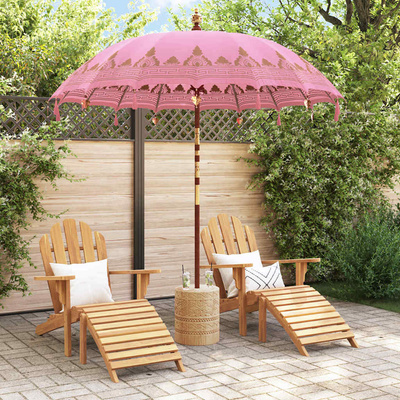 Baliński Parasol Różowy 215 x 215 x 260 cm