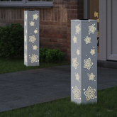 Słoneczna LED lampa na ścieżkę 2 pcs Biały