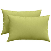 Poduszki na sofę 2 pcs Jasnozielony 60 x 40 cm tkanina