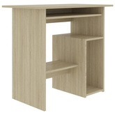 vidaXL Biurko, dąb sonoma, 80x45x74 cm, materiał drewnopochodny