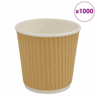 Papierowe kubki, 1000 szt., 4oz, 100ml, brązowy