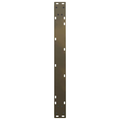 Nogi do stołu jadalnego w kształcie litery V 2 szt. Naturalna stal 90x(72-73,3) cm Stal