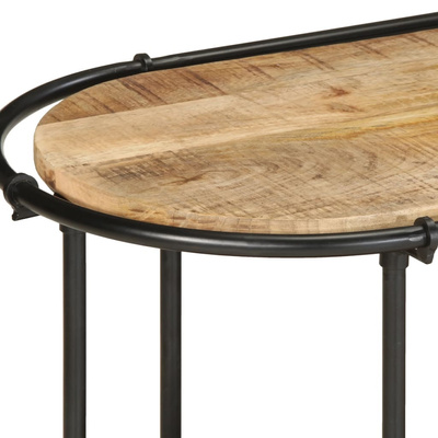 Szafka pod TV, 200x42x40 cm, lite surowe drewno mango