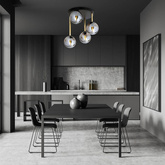 Lampa sufitowa DOLCE 4 BL GRAFIT