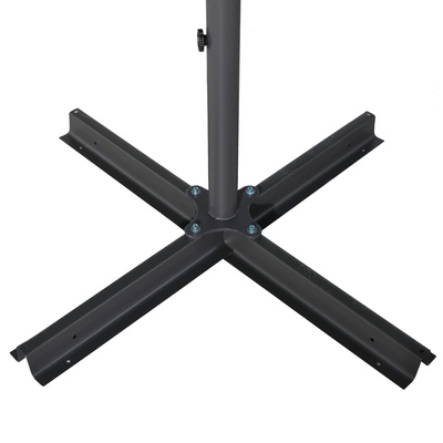 Parasol ogrodowy na aluminiowym słupku, 600 cm, zielony