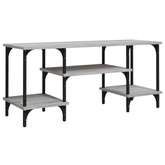 vidaXL Szafka pod TV, szary dąb sonoma, 102x35x45,5 cm