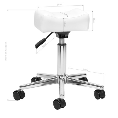 Podnóżek mobilny Sillon Bell do pedicure biały 149499