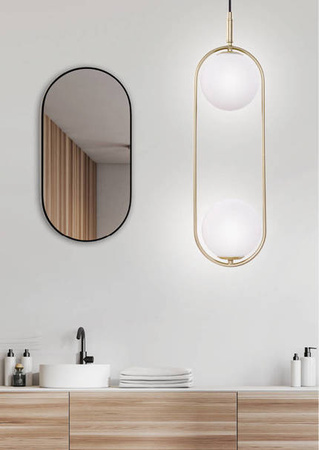 Lampa wisząca Glori 1 biała LAMPEX