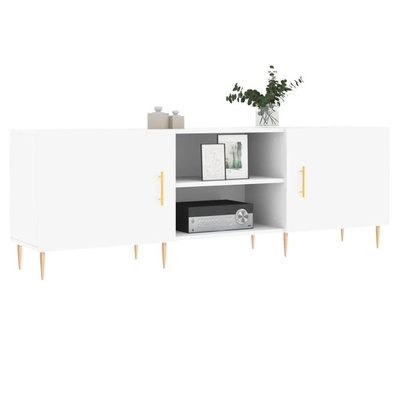 Szafka pod TV, biała, 150x30x50 cm, materiał drewnopochodny vidaXL